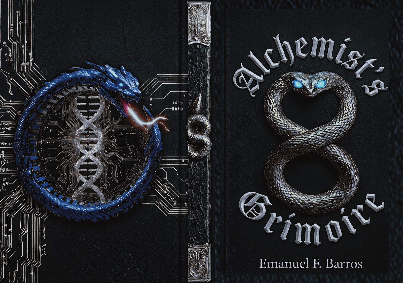 Alchemist's Grimoire paperback KDP cover preview